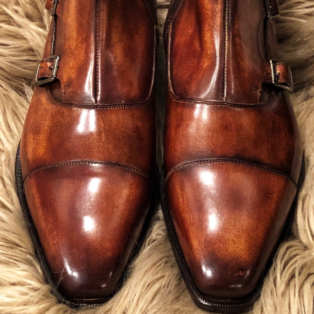 Triple Monk Leather Boot. - Picture 4 of 8